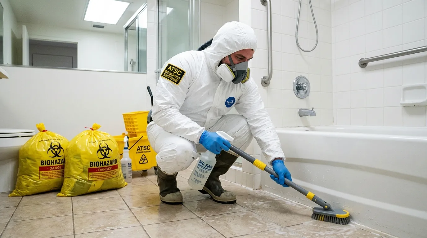 Decontamination equipment deployed for Blood Cleanup in Mead Valley